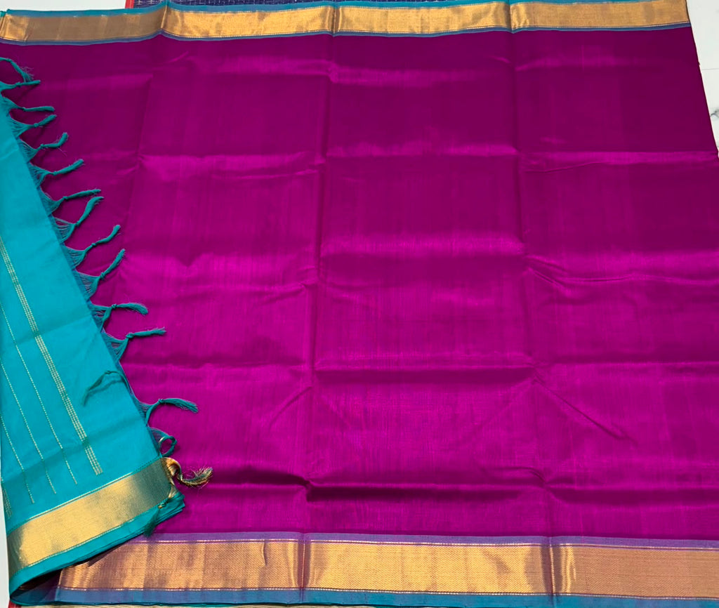 Handloom simple silk cotton saree - MS308