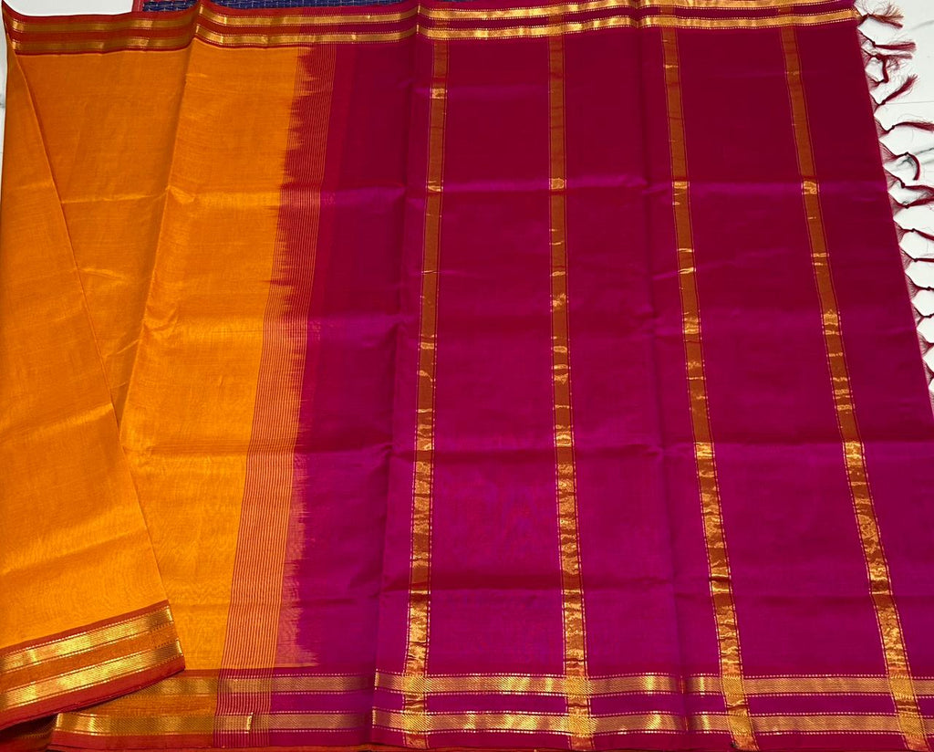 Handloom silk cotton saree - MS083