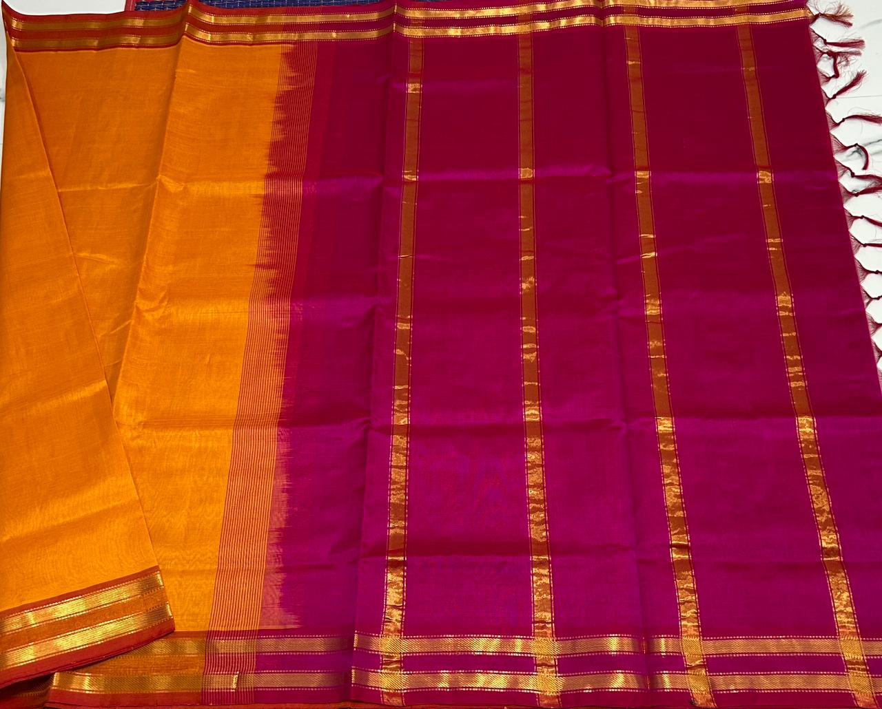 Handloom silk cotton saree - MS083