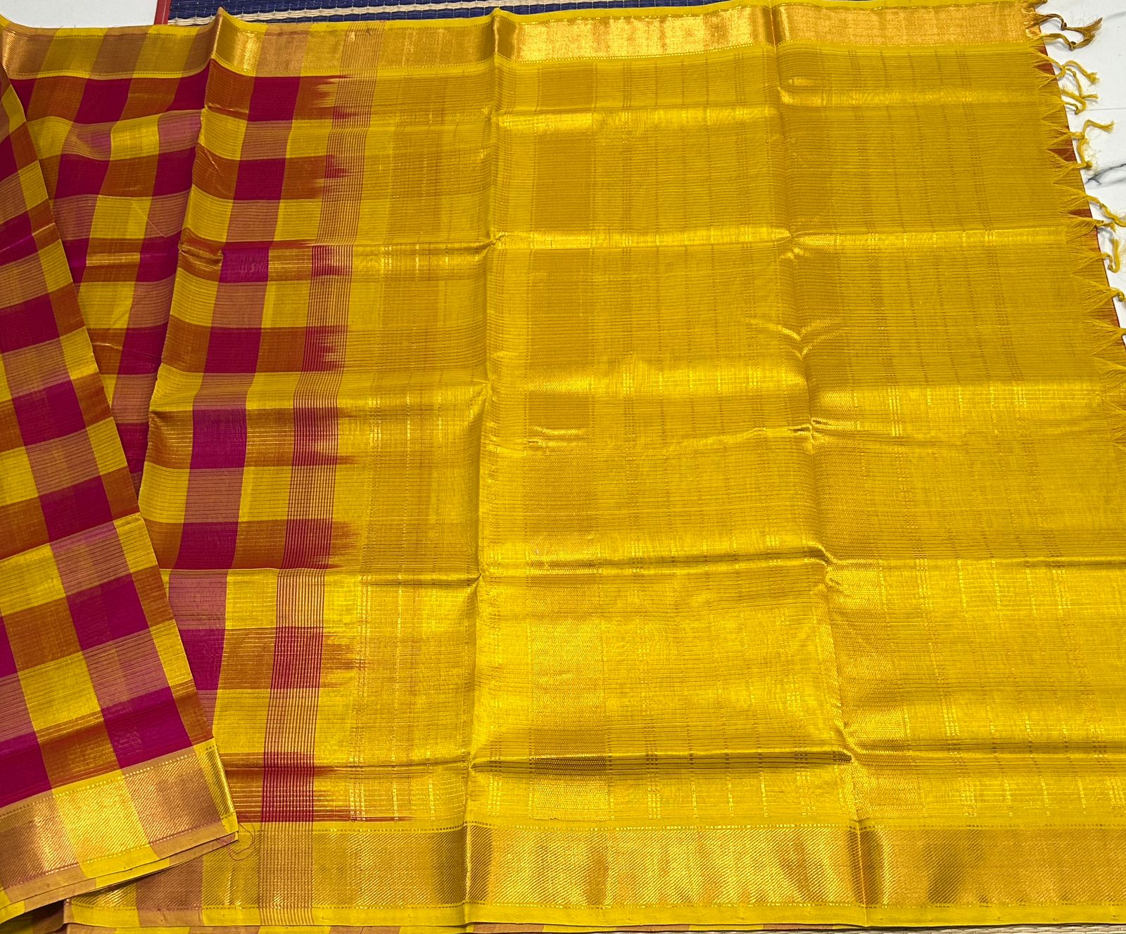 Handloom Paalum pazhamum silk cotton saree - MS089