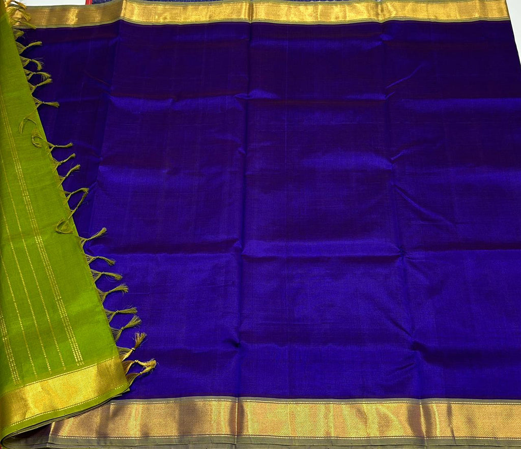 Handloom simple silk cotton saree - MS210