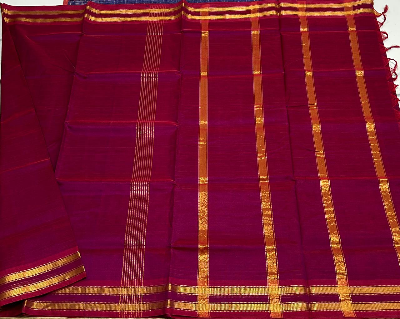 Handloom silk cotton saree - MS151