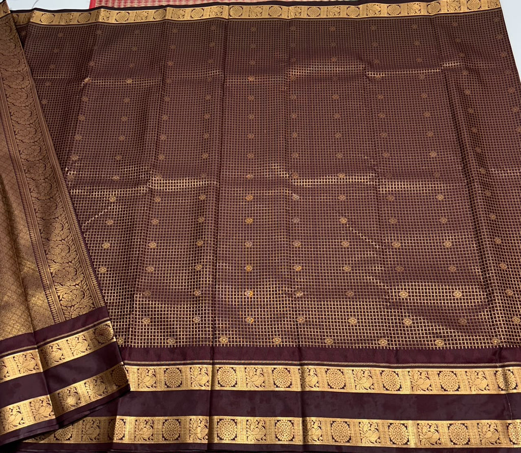 Semi Kanchi silk saree - MS387