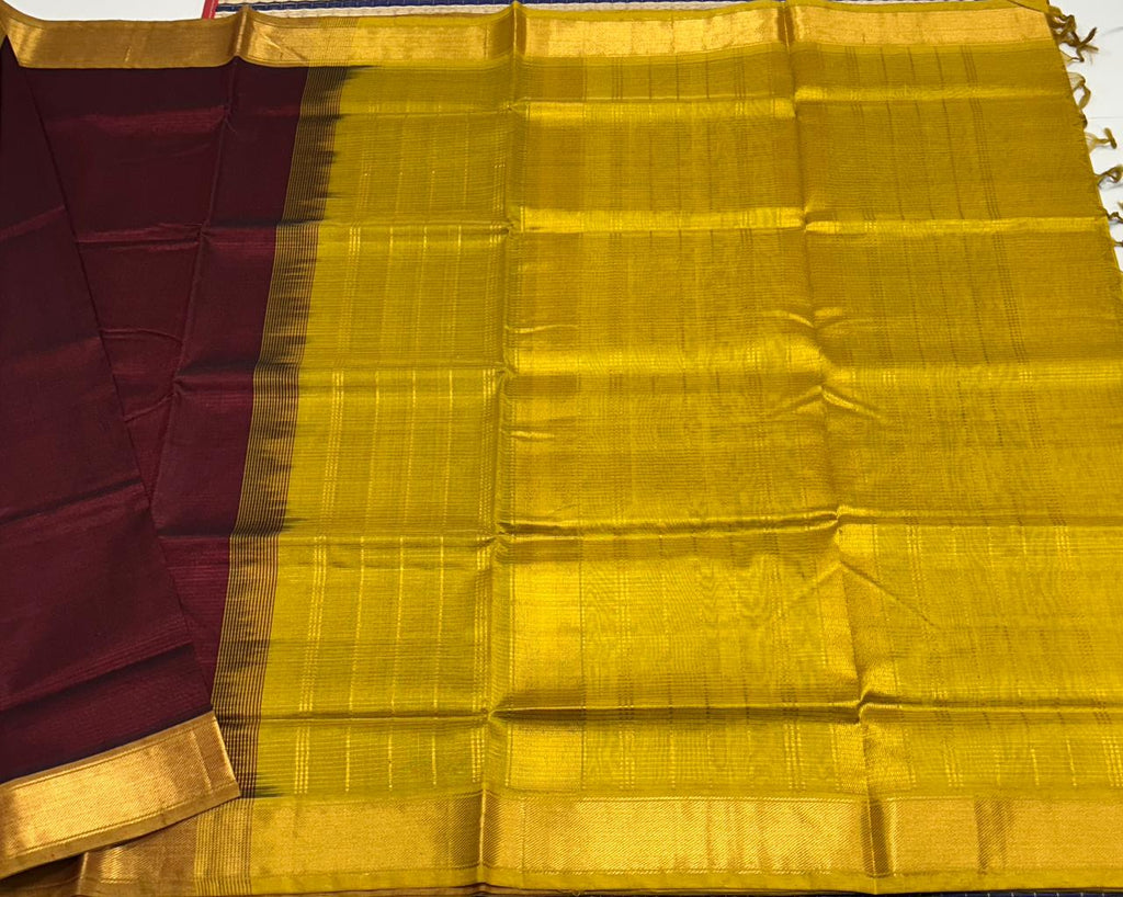 Handloom simple silk cotton saree - MS131