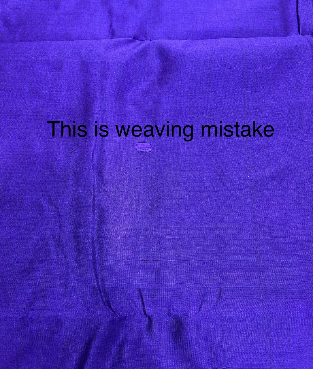Handloom semi silk cotton saree - MSD007 (weaving mistek saree)