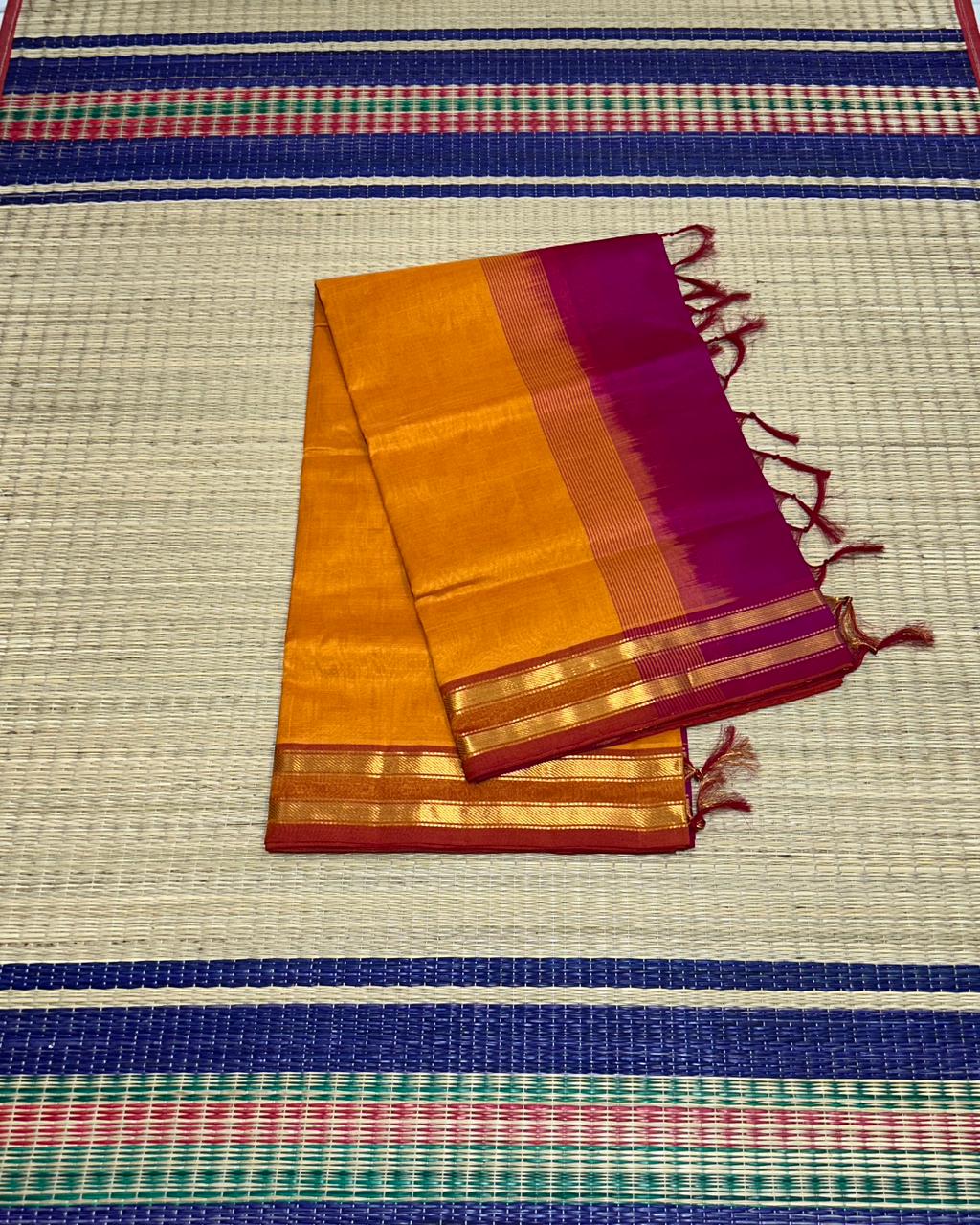 Handloom silk cotton saree - MS083