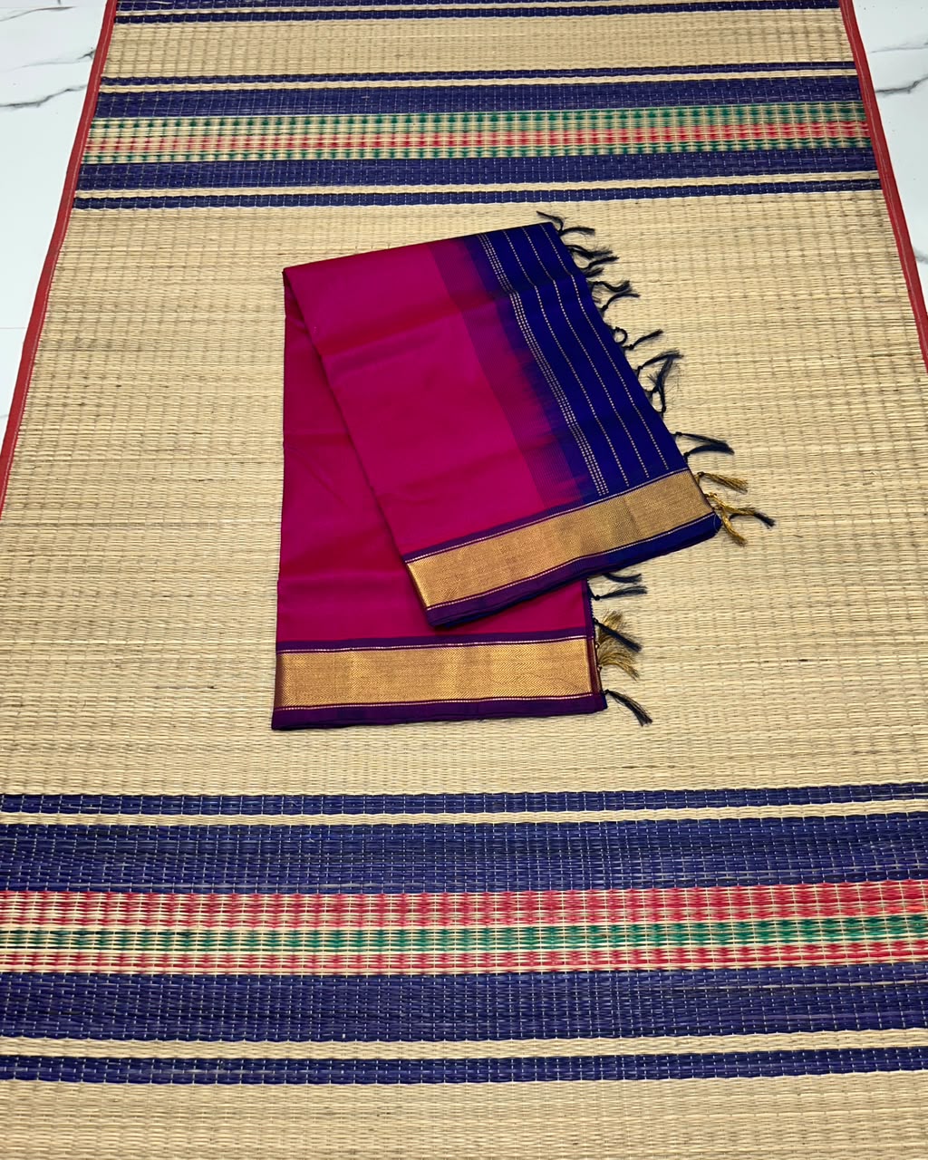 Handloom simple silk cotton saree - MS294