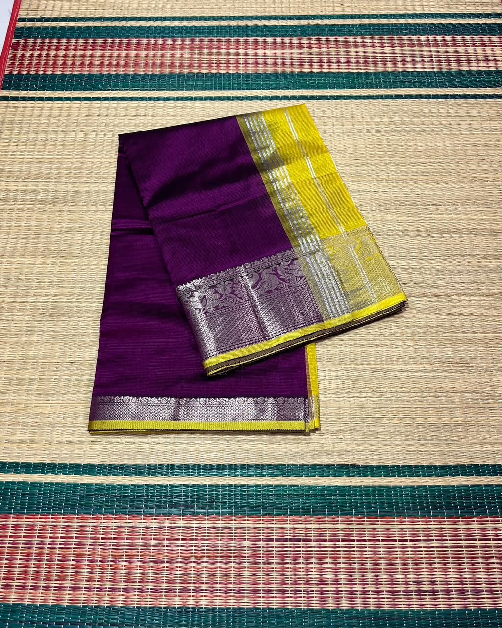 Handloom mangalagiri silk cotton saree - MS276