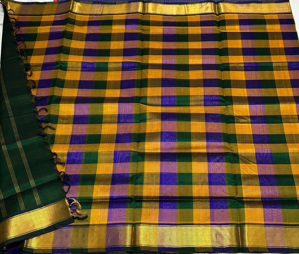 Handloom Paalum pazhamum silk cotton saree - MS086