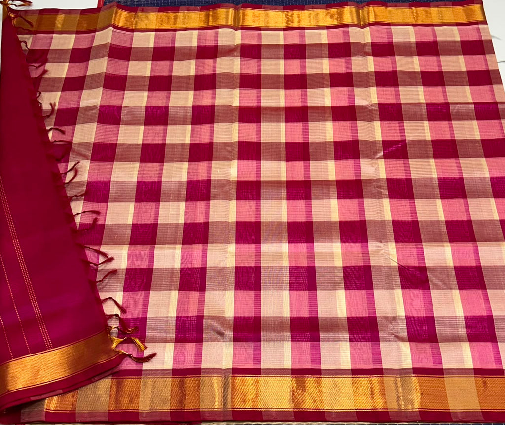 Handloom Paalum pazhamum silk cotton saree - MS228