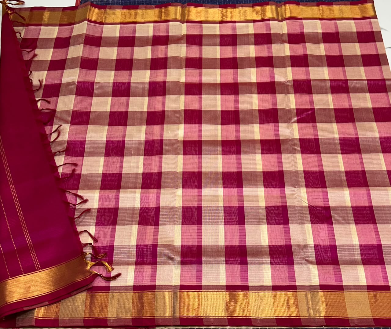 Handloom Paalum pazhamum silk cotton saree - MS228