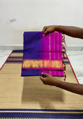 Handloom semi silk cotton saree - MS032