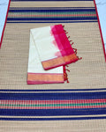 Handloom semi simple silk cotton saree - MS369