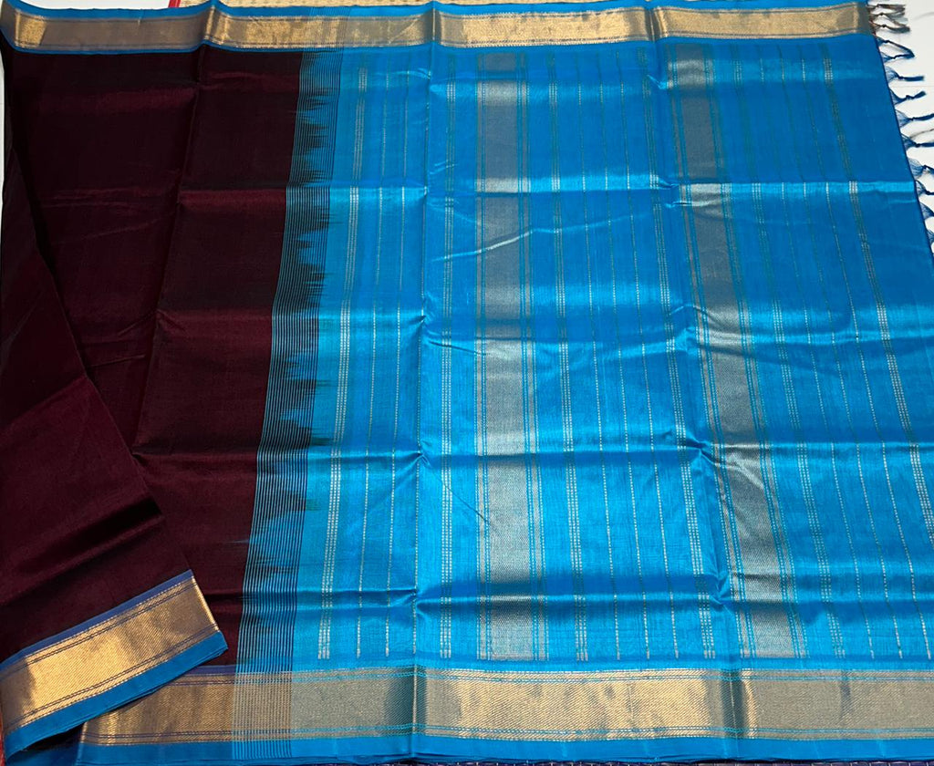 Handloom simple silk cotton saree - MS130