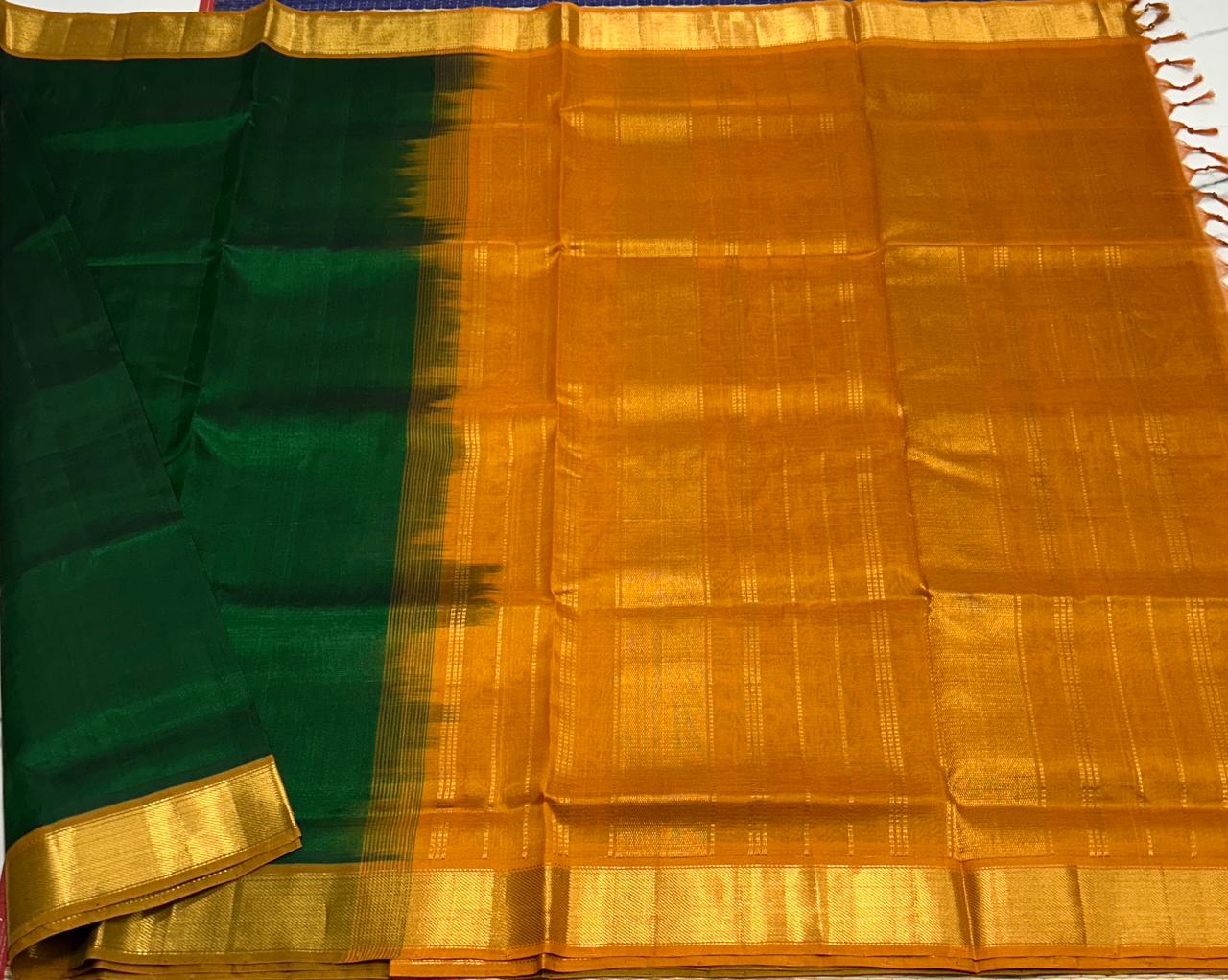 Handloom simple silk cotton saree - MS184