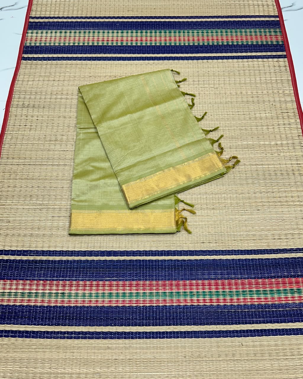 Handloom semi simple silk cotton saree - MS368