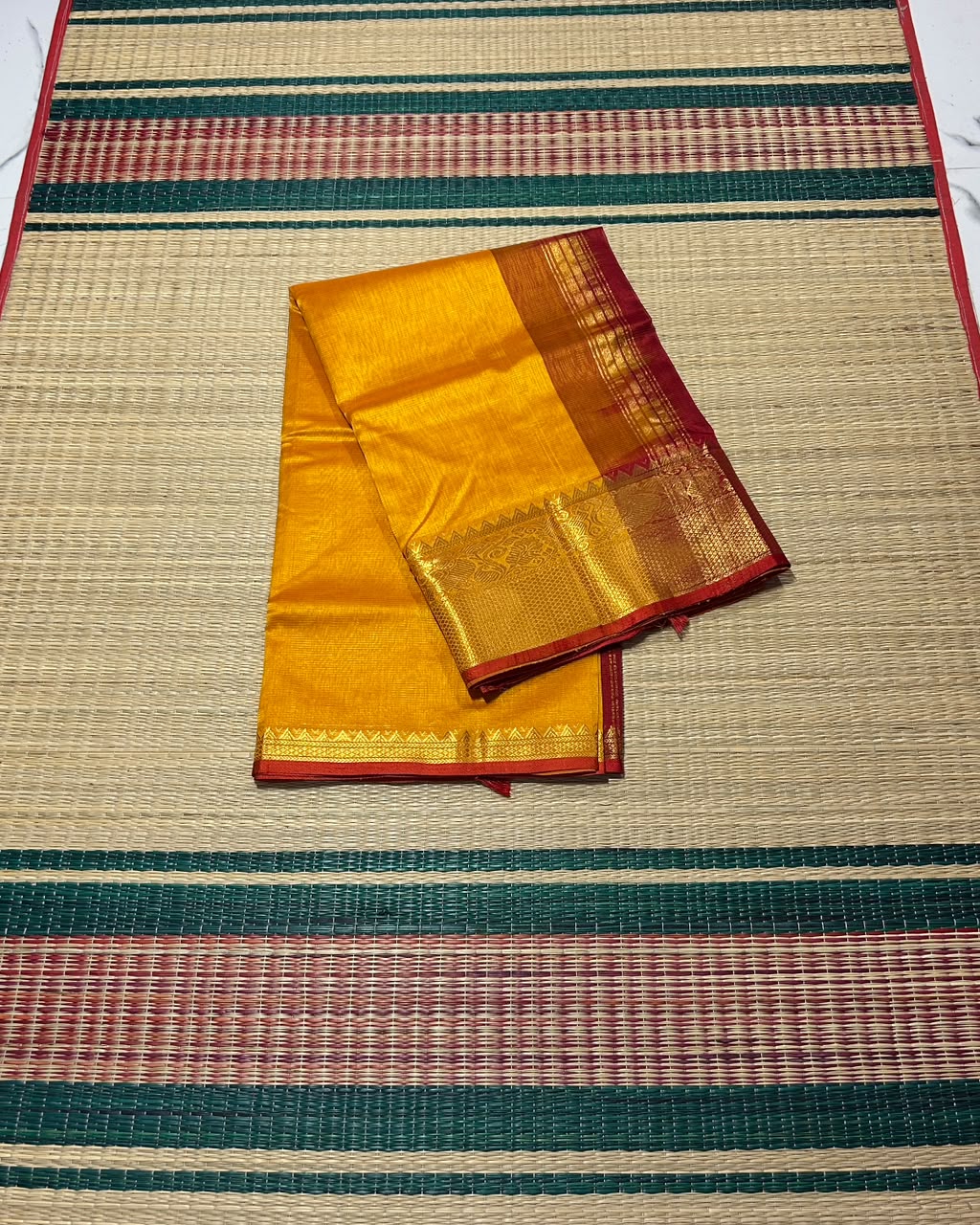 Handloom mangalagiri silk cotton saree - MS305
