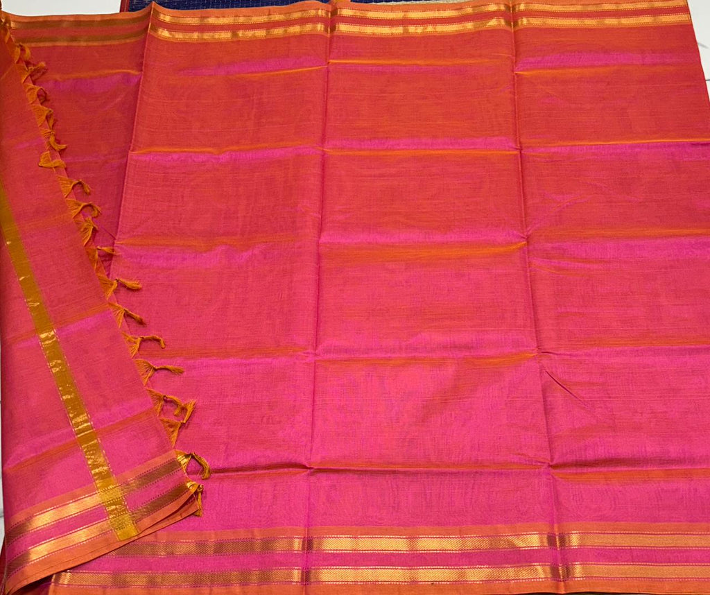 Handloom silk cotton saree - MS149