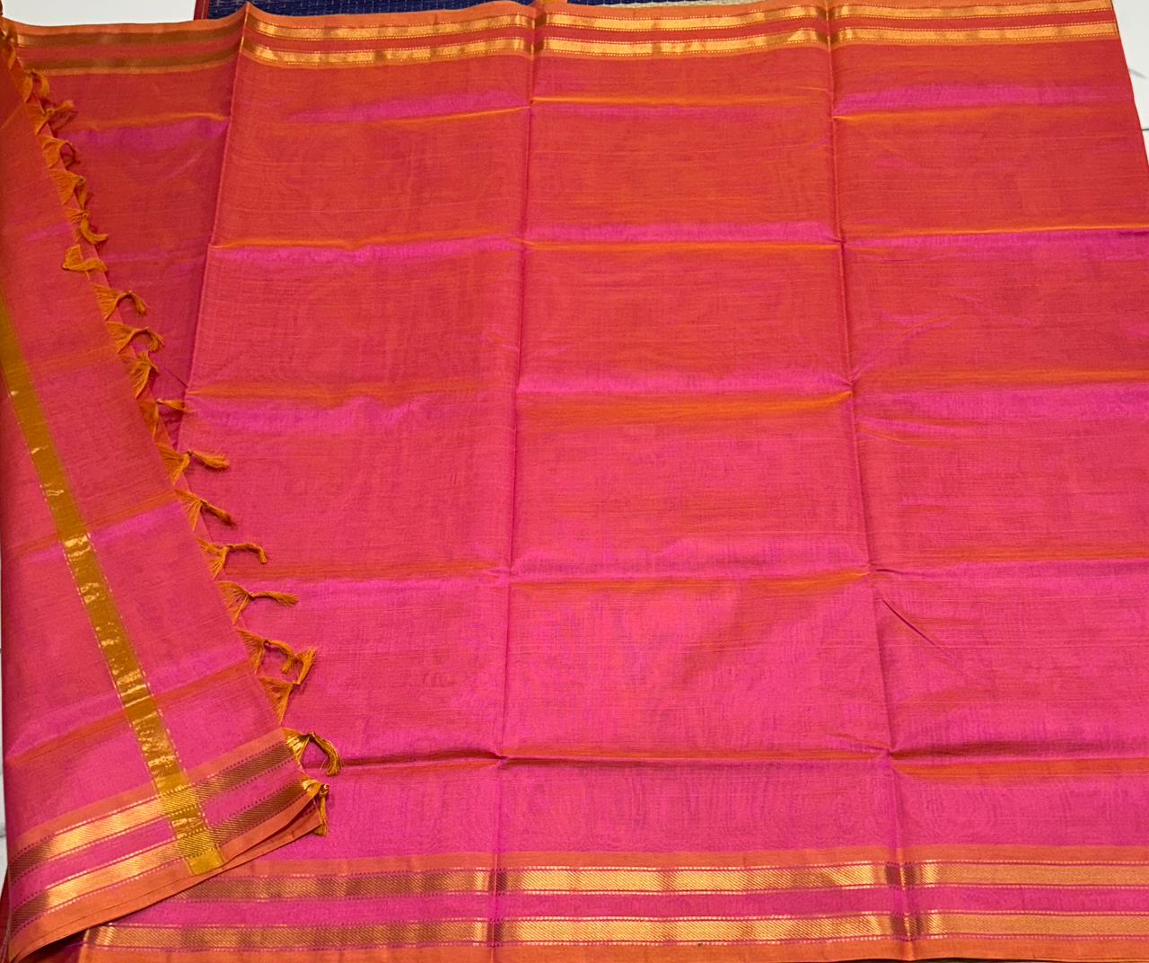 Handloom silk cotton saree - MS149