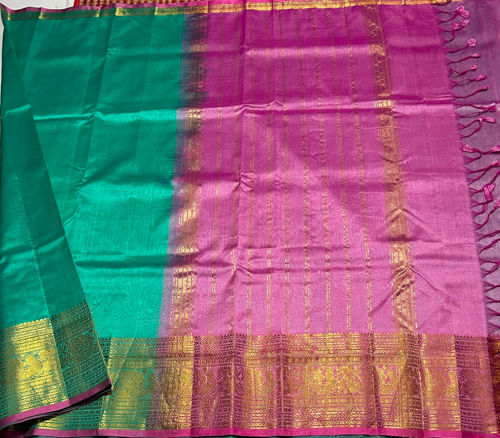 Handloom mangalagiri silk cotton saree - MS262