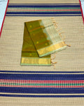 Handloom silk cotton saree with buttas - MS361