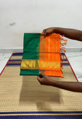 Handloom semi silk cotton saree - MS033