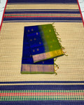 Handloom silk cotton saree with buttas - MS215