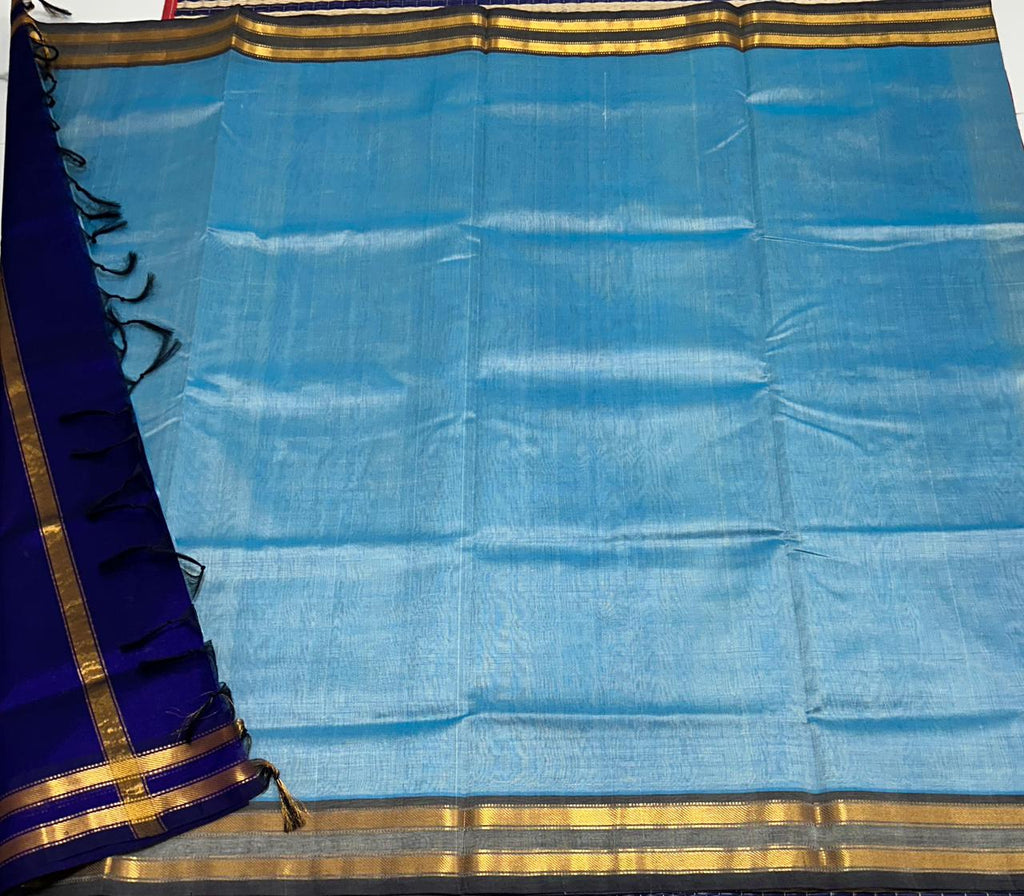 Handloom silk cotton saree - MS049
