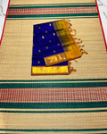 Handloom silk cotton saree with buttas - MS343