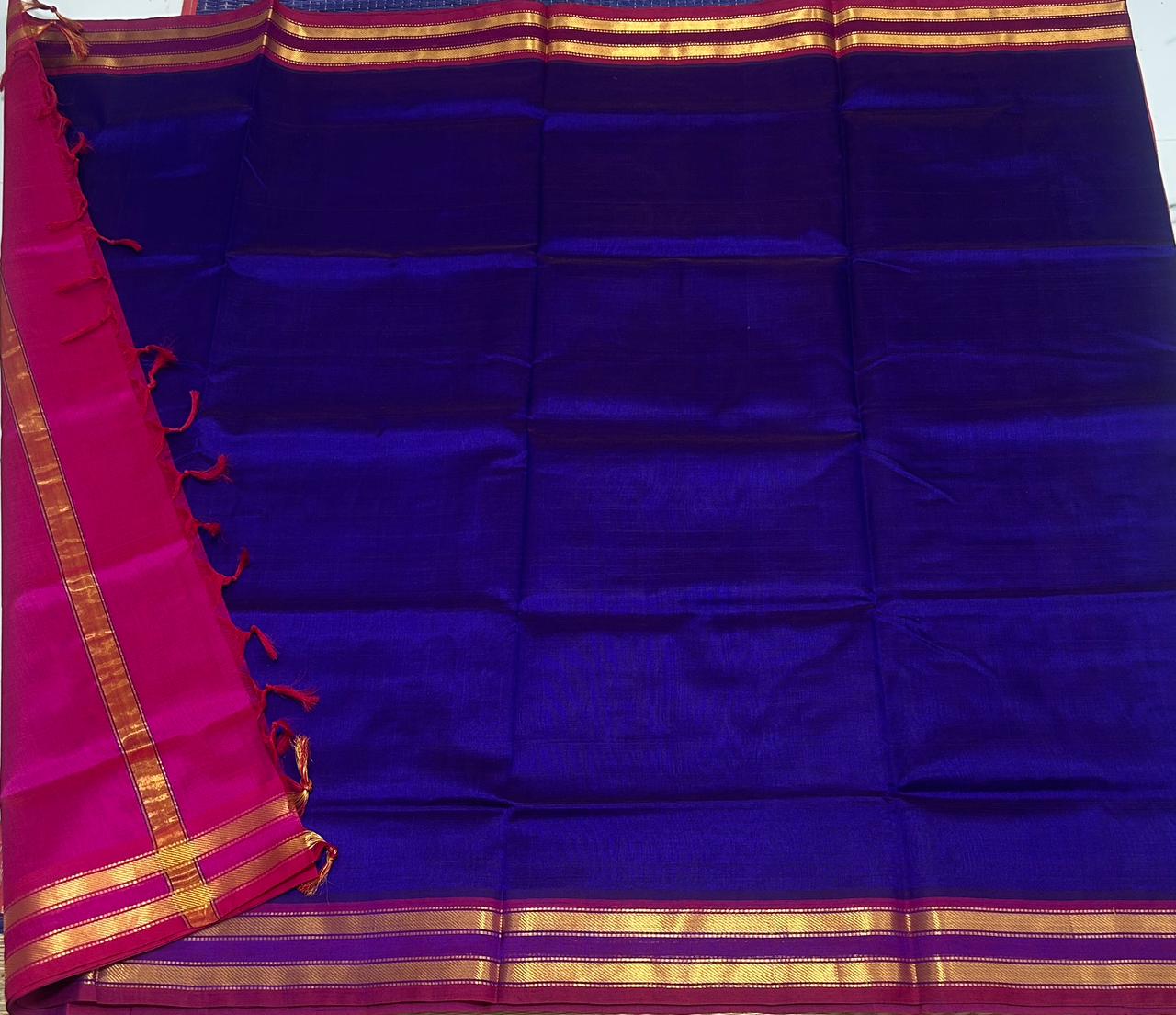 Handloom silk cotton saree - MS013