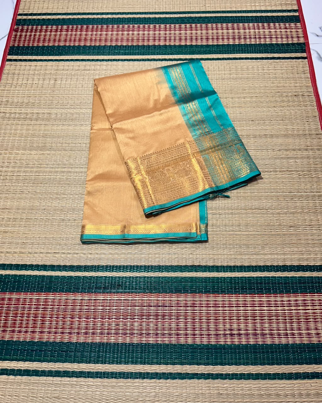 Handloom mangalagiri silk cotton saree - MS298