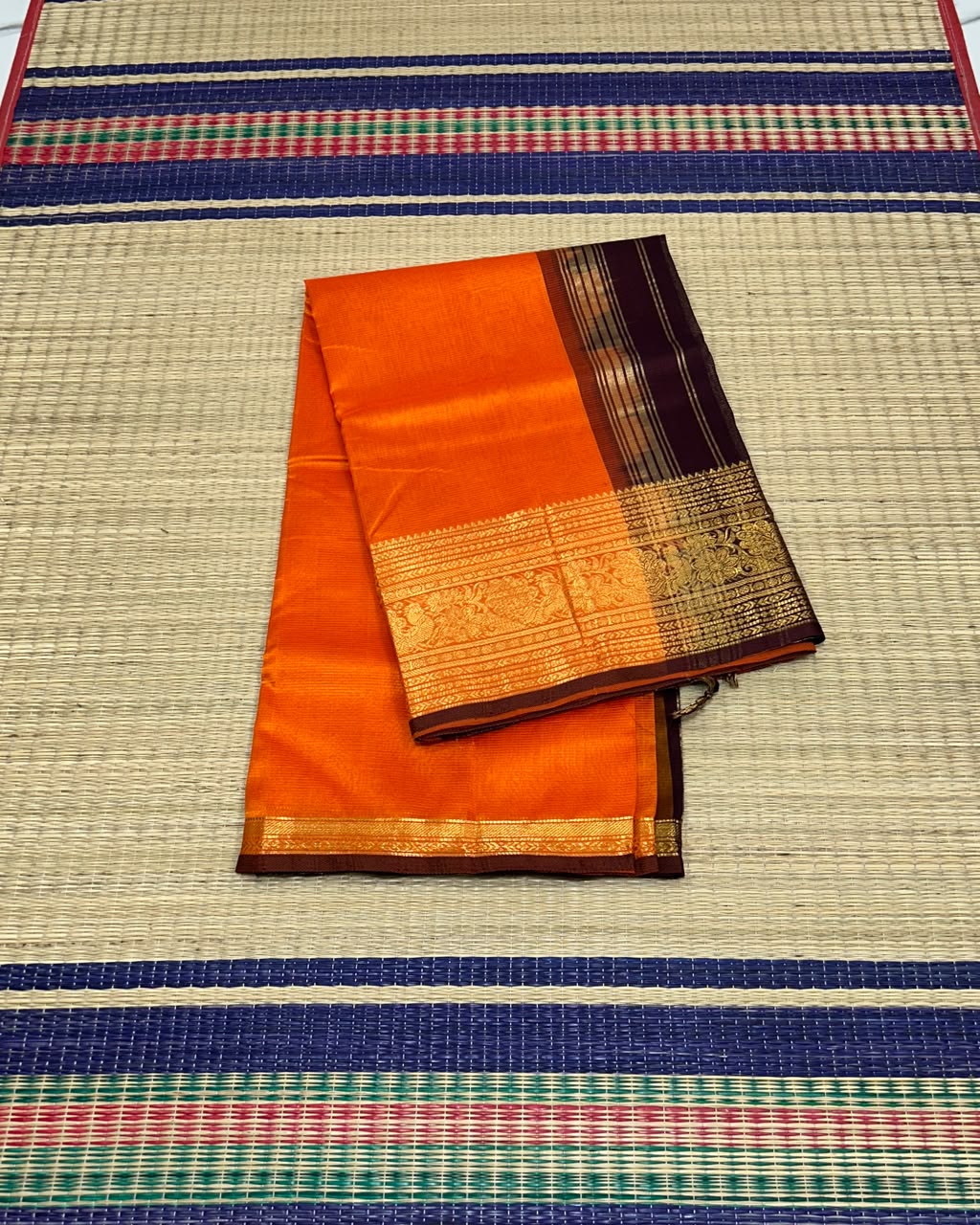 Handloom mangalagiri silk cotton saree - MS239