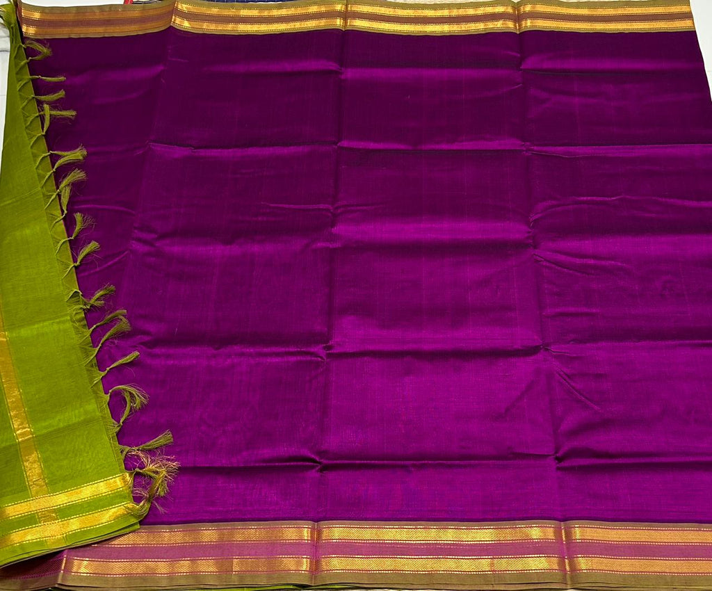 Handloom silk cotton saree - MS113