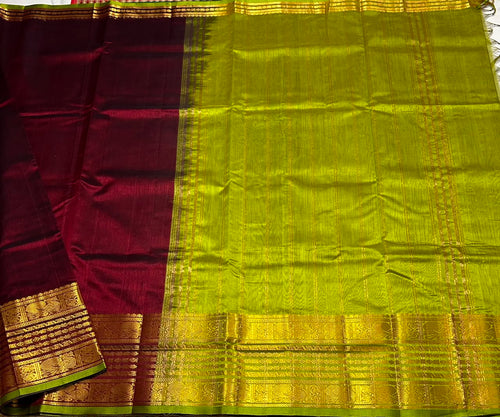Handloom mangalagiri silk cotton saree - MS264