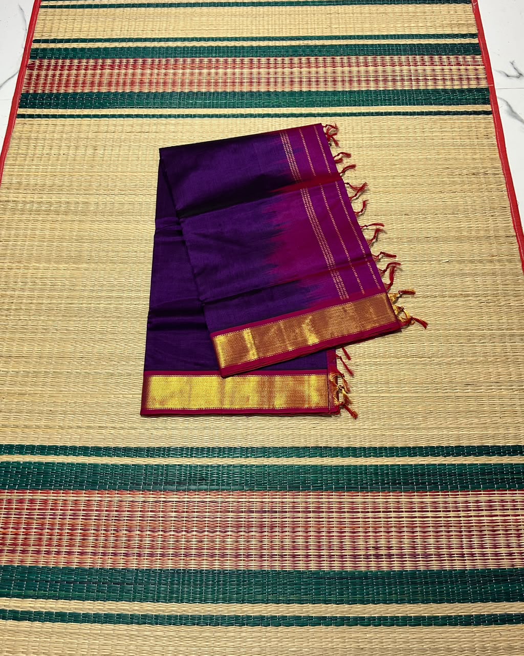 Handloom simple silk cotton saree - MS312