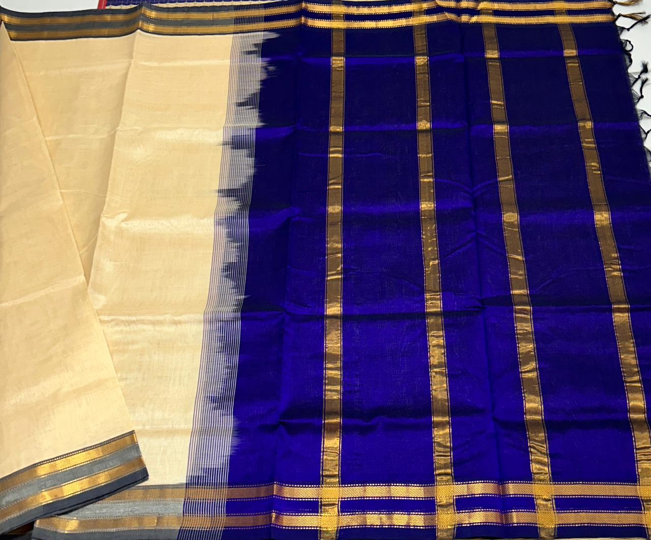 Handloom silk cotton saree - MS096