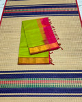 Handloom semi silk cotton saree - MS230