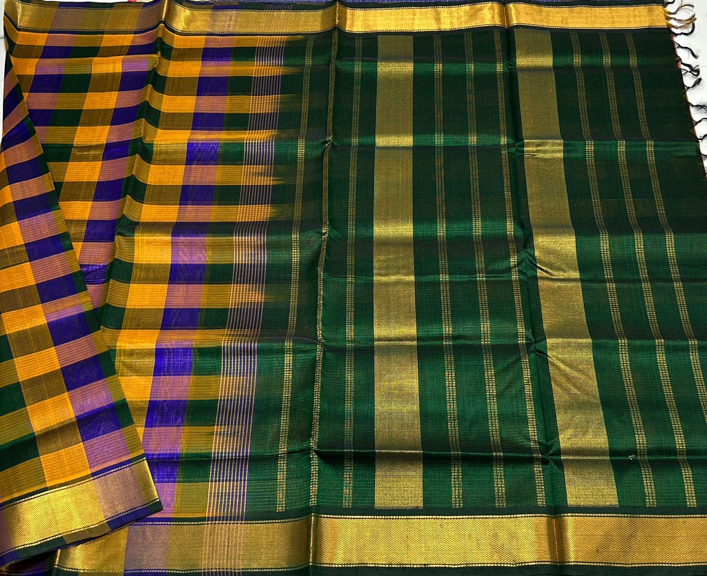 Handloom Paalum pazhamum silk cotton saree - MS086