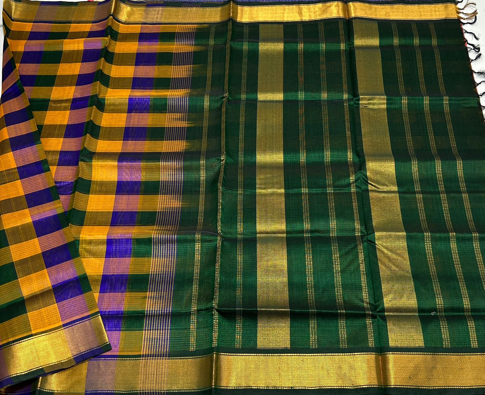 Handloom Paalum pazhamum silk cotton saree - MS086