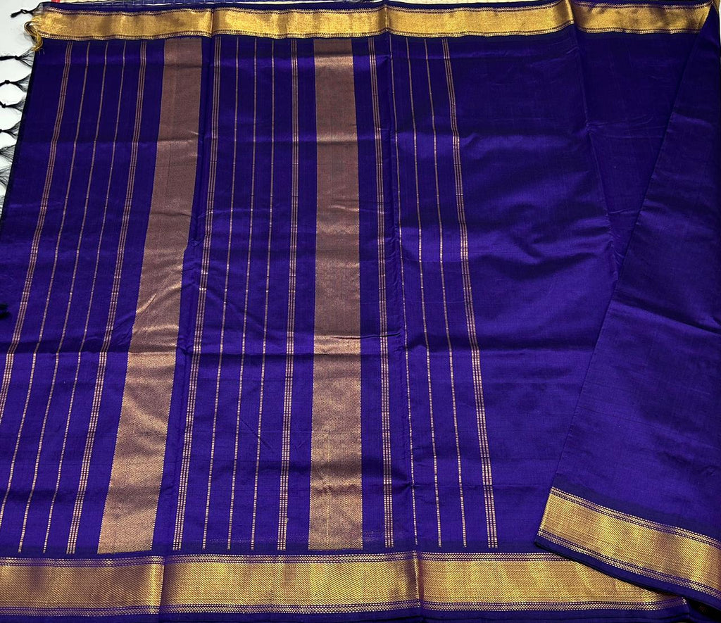 Handloom semi silk cotton saree - MS031