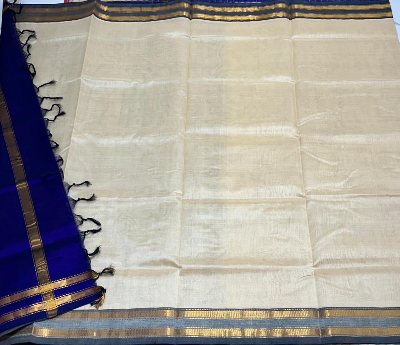 Handloom silk cotton saree - MS096