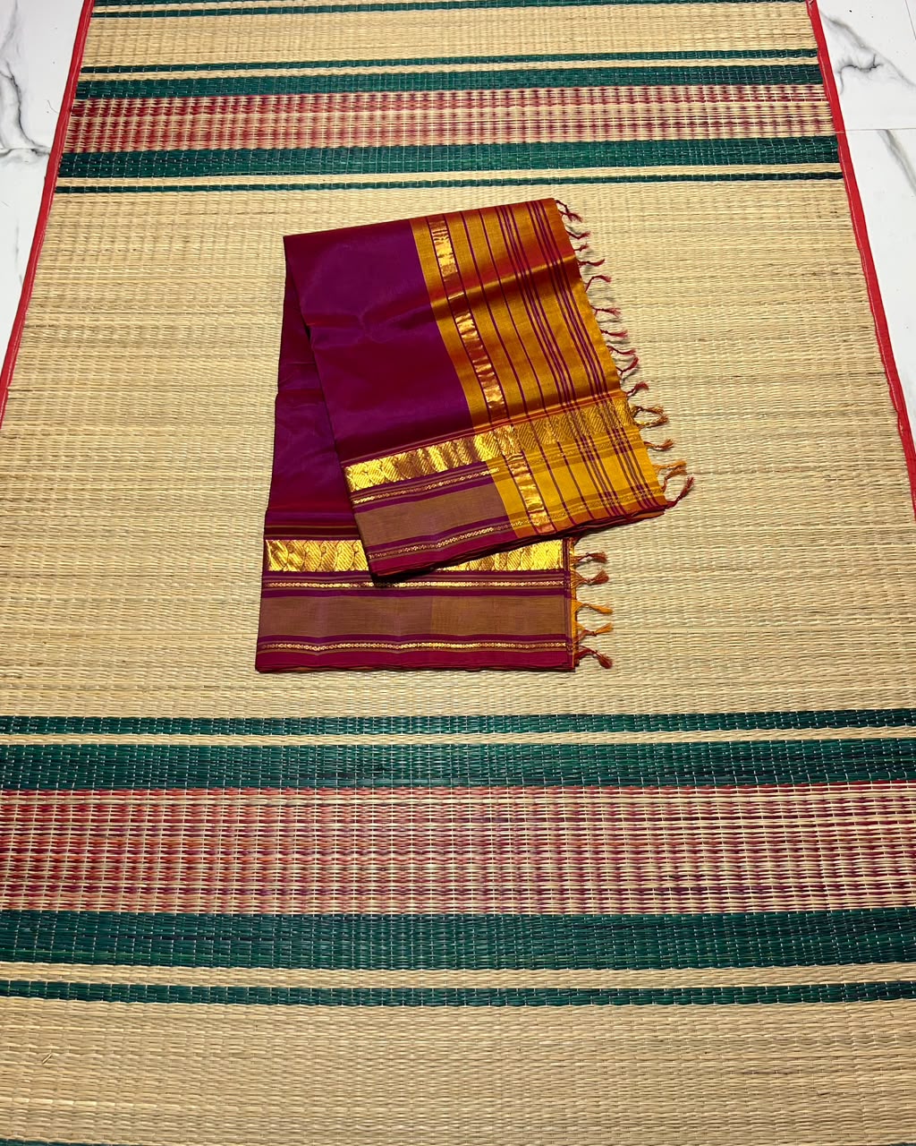 Handloom silk cotton saree - MS331