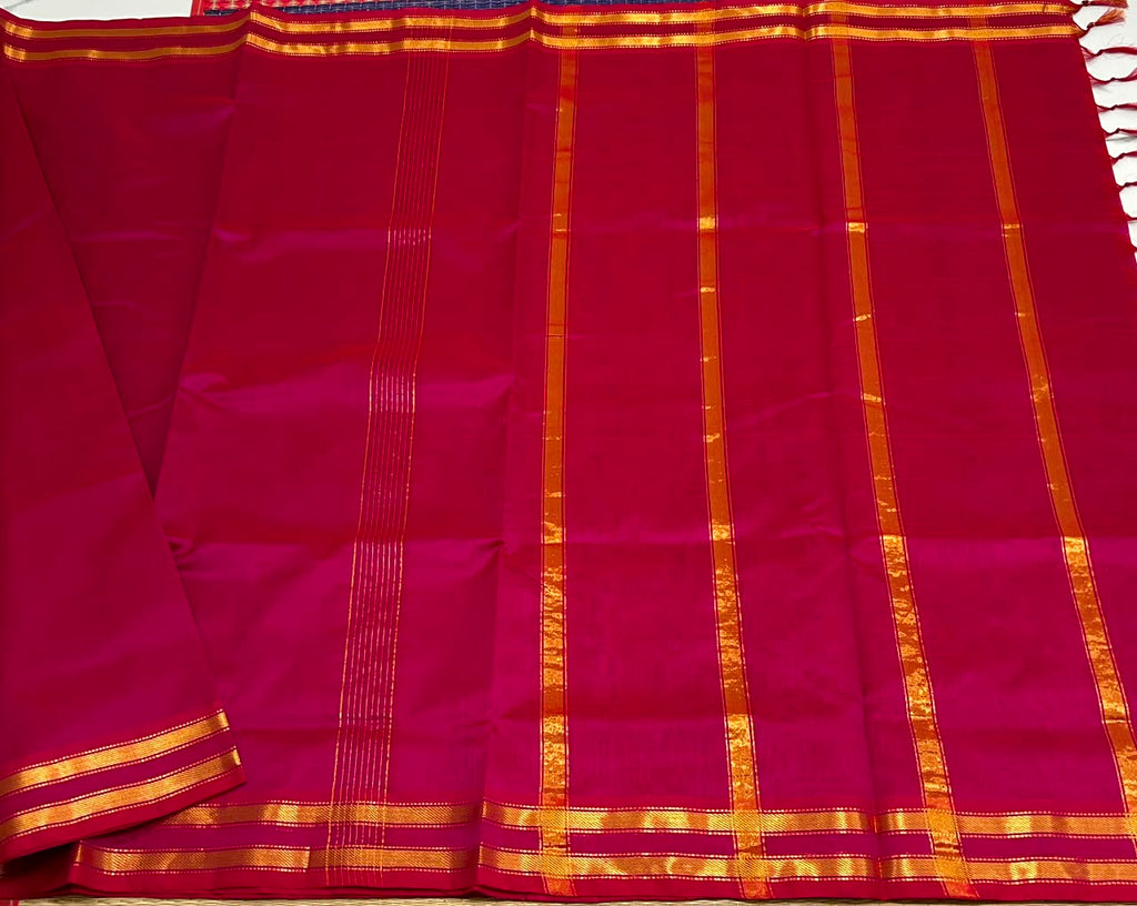 Handloom silk cotton saree - MS221