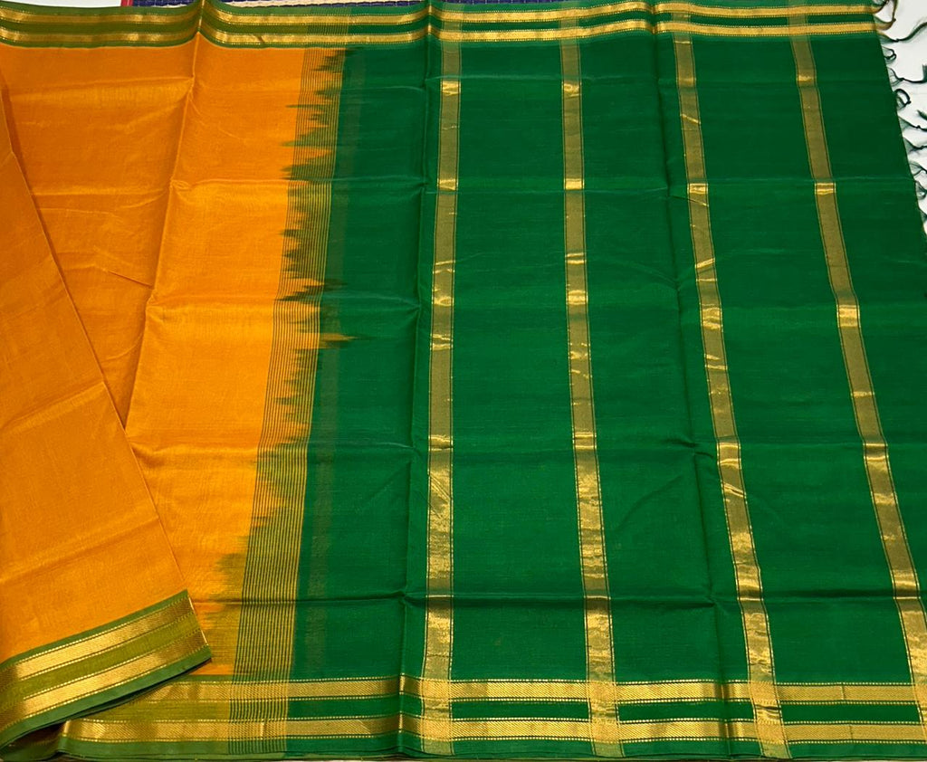 Handloom silk cotton saree - MS112