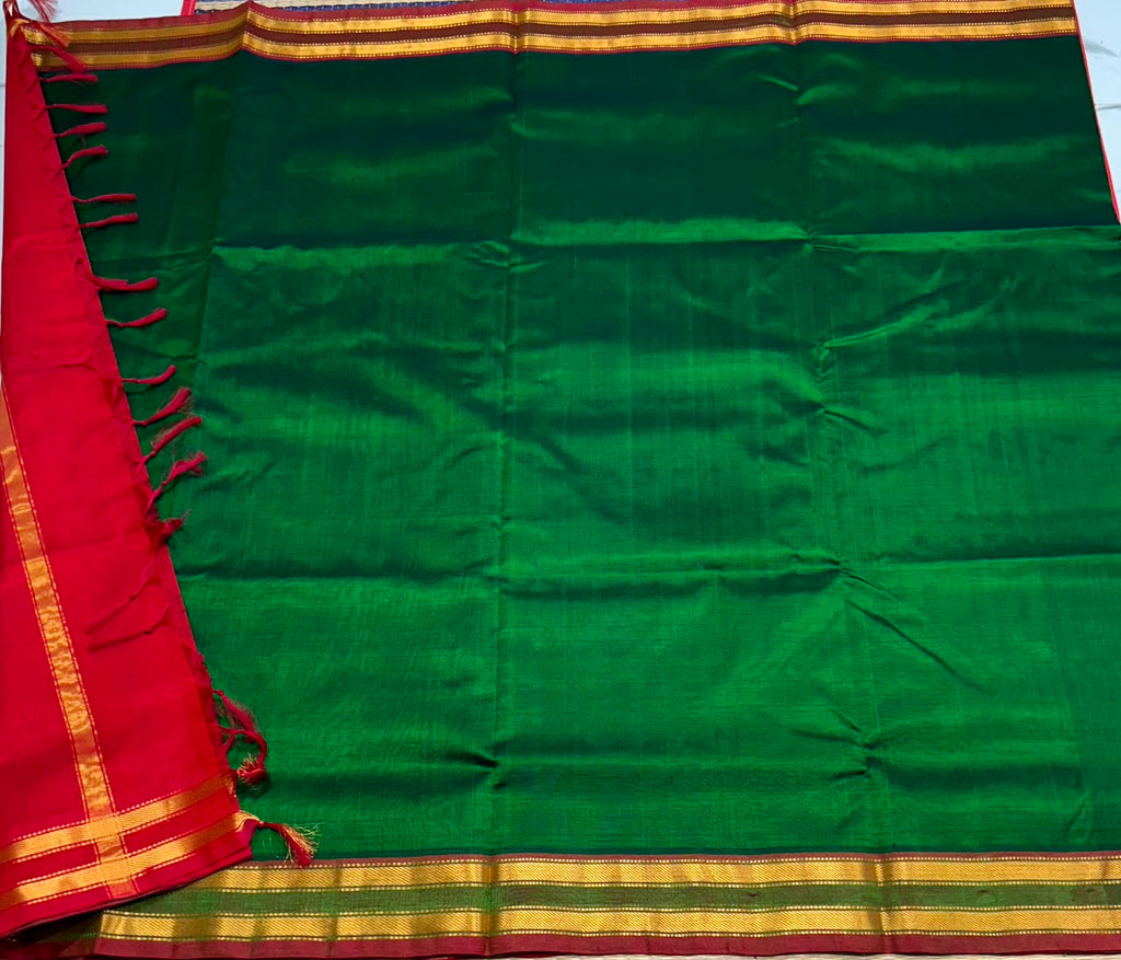Handloom silk cotton saree - MS371