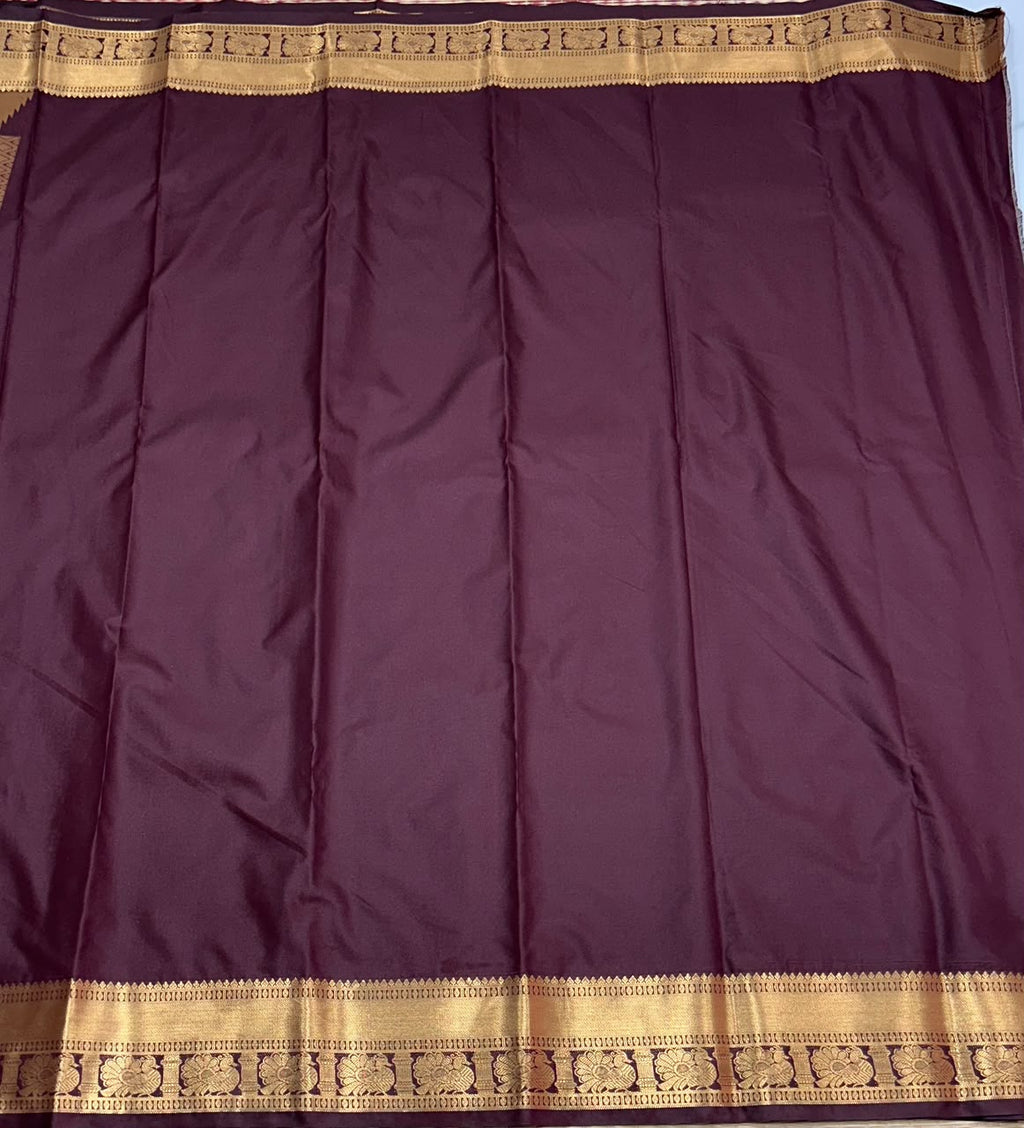 Semi Kanchi silk saree - MS386