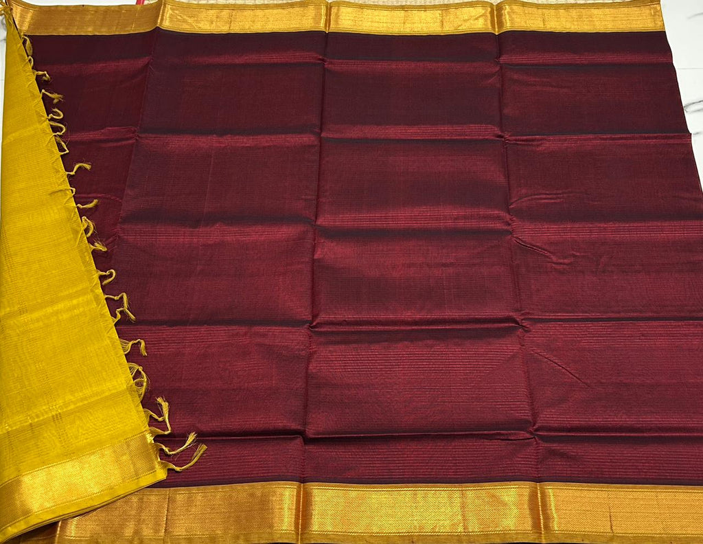 Handloom simple silk cotton saree - MS131