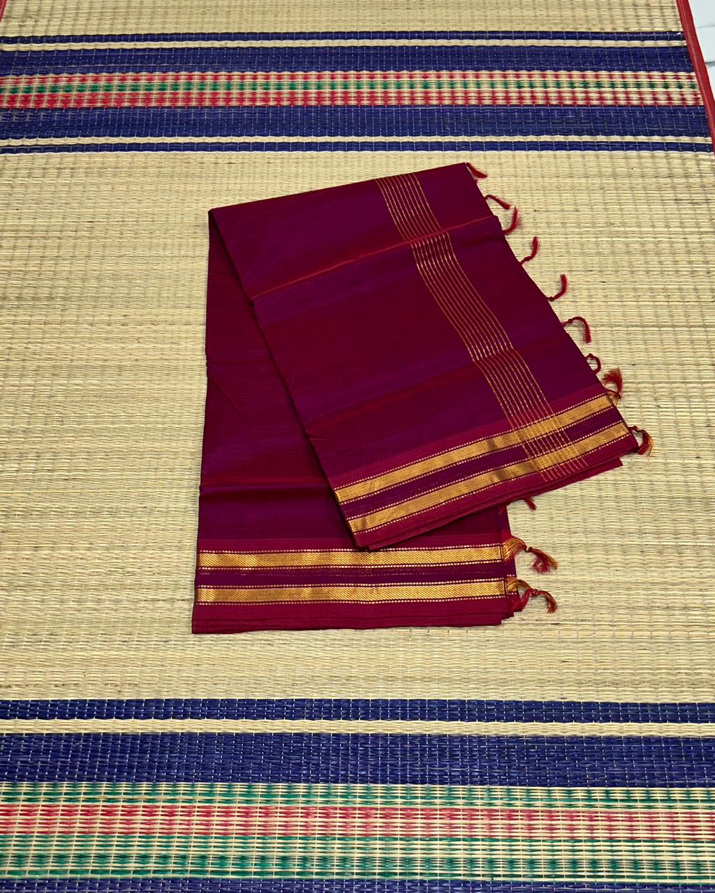 Handloom silk cotton saree - MS151