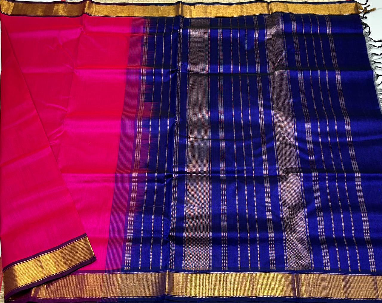Handloom simple silk cotton saree - MS132