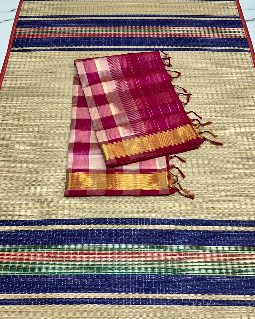 Handloom Paalum pazhamum silk cotton saree - MS228